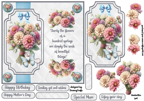 Flowers of a hundred springs