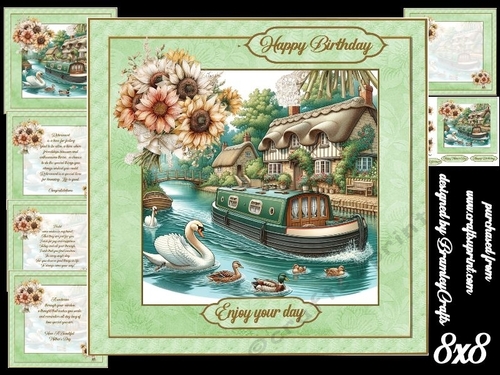Narrowboat dreams 8x8