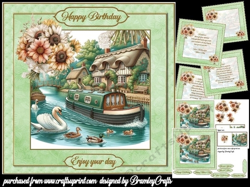 Narrowboat dreams 7x7