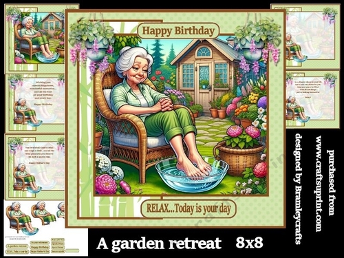 A garden retreat 8x8