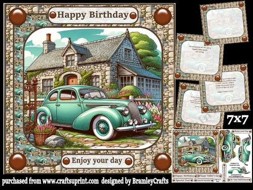 A vintage scene 7x7