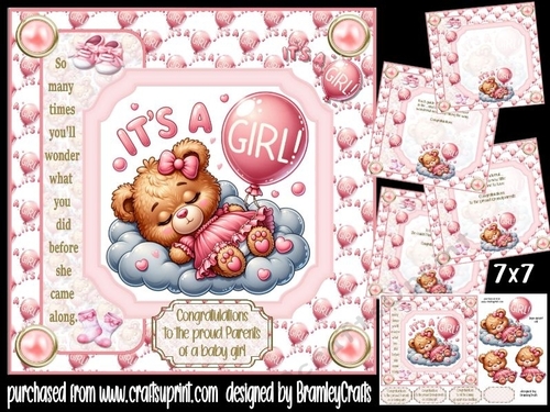 Its a girl 7x7