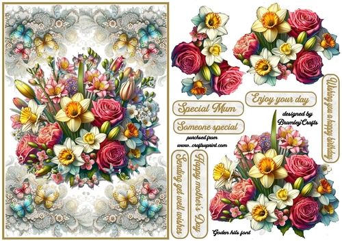 A lace bouquet