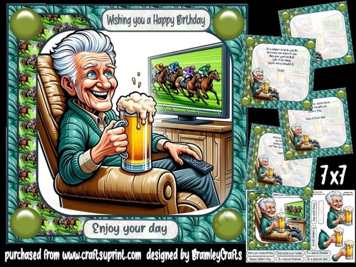 Hes backed a winner 7x7