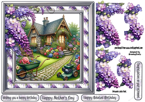 A picturesque garden 8x8