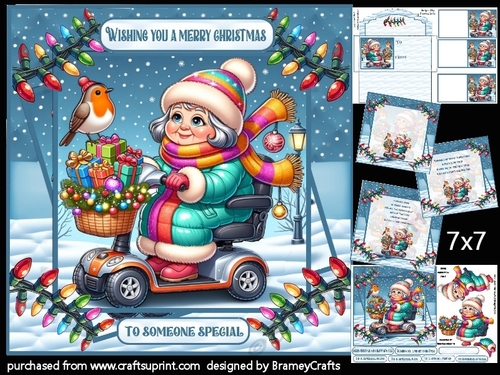 Christmas Shopping 7x7