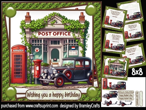 The Village Post office 8x8