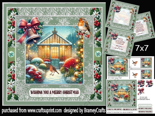 A Christmas garden 7x7