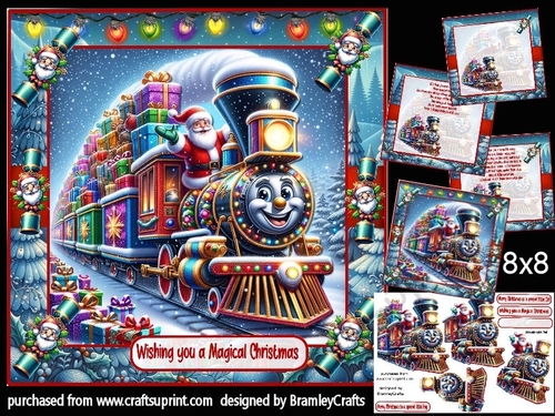 Christmas train run 8x8