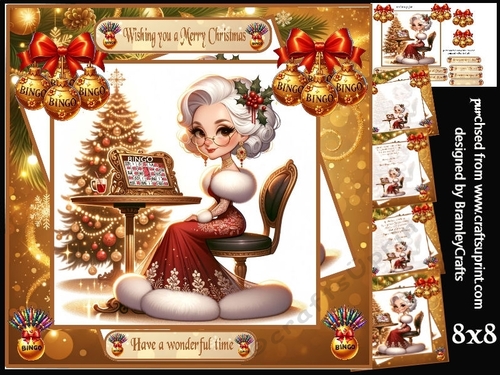 Christmas Bingo 8x8