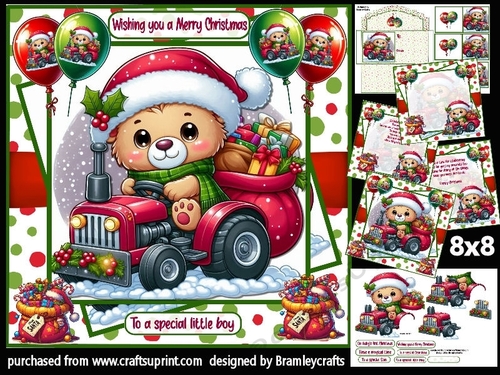 Teds Christmas tractor 8x8