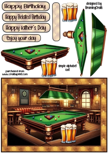 snooker and a pint A5