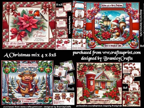 A christmas mix 8x8