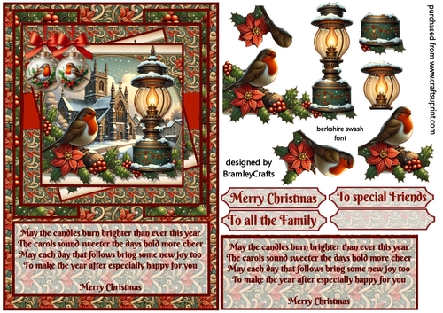 A traditional Christmas scene A5