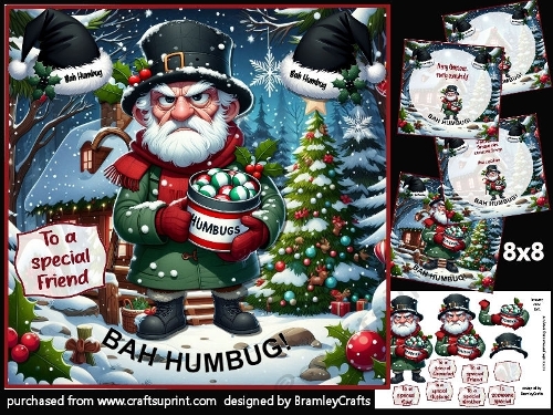 Bah Humbug 8x8