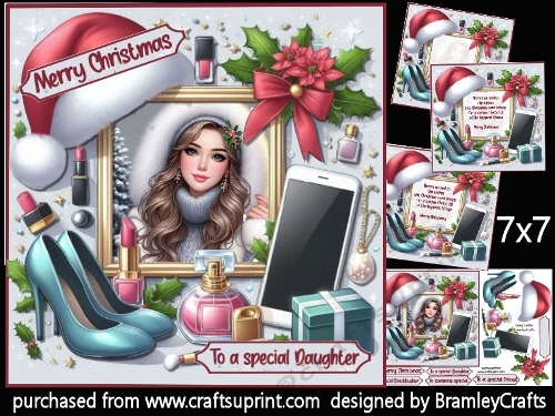 Christmas beauty and cosmetics 7x7