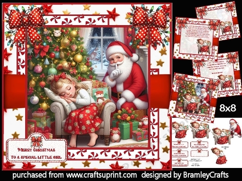 Waiting for Santa 8x8