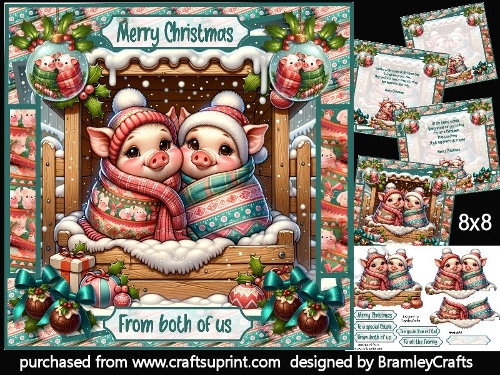 Christmas pigs in blankets 8x8