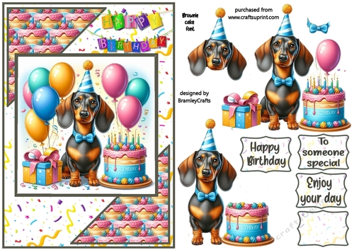 Happy Dachsund Birthday