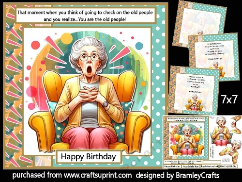 You are the old people