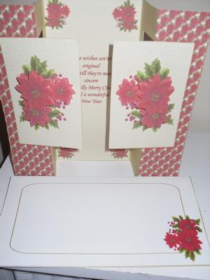 Double Poinsettia Fold Back