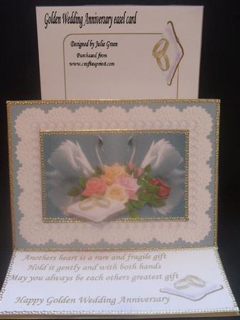 Two Hearts One Love Easel Card Kit