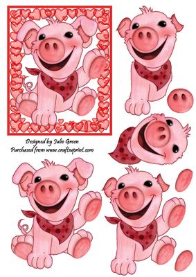 Pig and Hearts