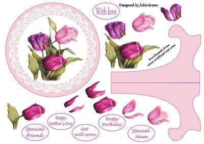 Tulip Plate and Stand