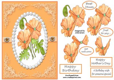 Cameo Pearl Poppies