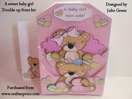 A Sweet Baby Girl Double Up Front Kit