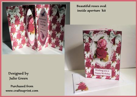 Beautiful Roses Inside Aperture Card