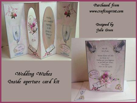 Wedding Day Wishes Inside Aperture Kit