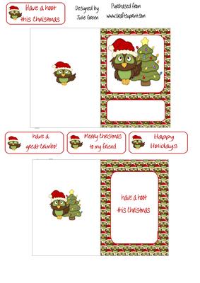 Have a Hoot C7 Card and Insert