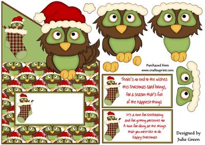 Owls Christmas Wishes