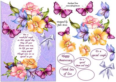 Over the Edge Anniversary Flowers