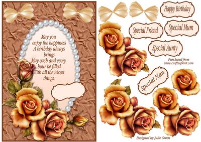 Rustic Roses and Pearls