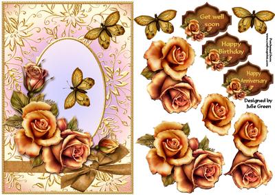 Golden Petals and Wings All Occasion