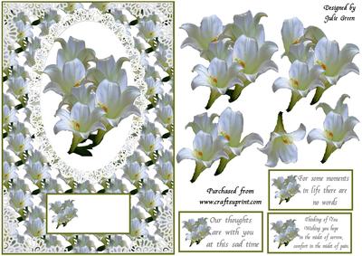 Sympathy Lillies
