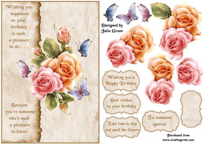Petals and Wings on Parchment