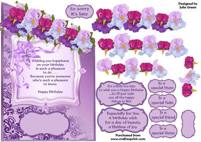 Birthday/belated Iris