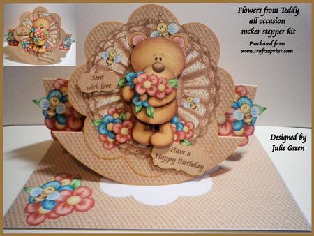 Flowers from Teddy Rocker Stepper Kit