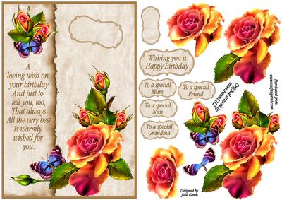 Rainbow Roses Birthday