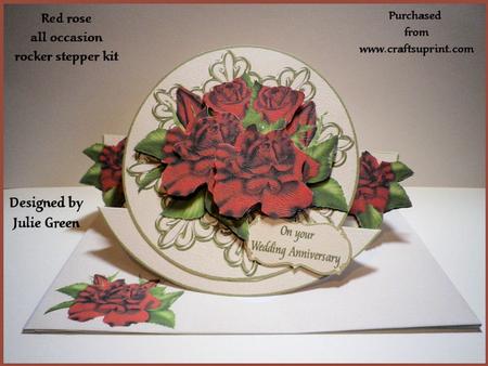 Red Rose All Occasion Rocker Stepper Kit