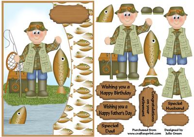 Fishing Phill Card Front