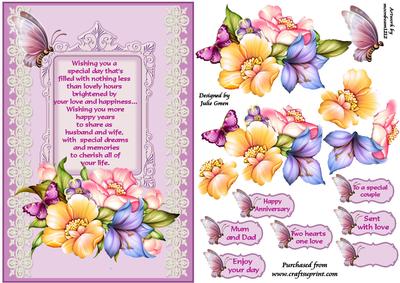 Flowers and Lace Anniversary