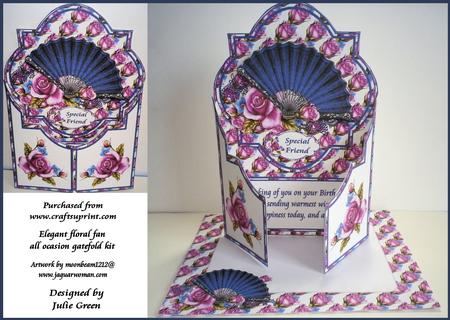 Elegant Floral Fan All Occasion Kit