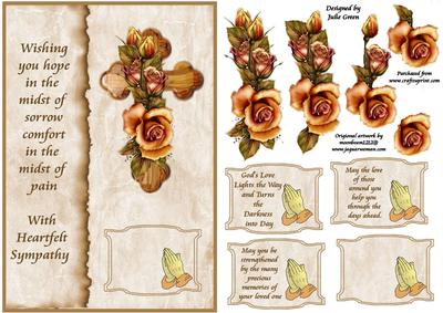 A Cross of Roses