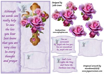 Doves and Roses Sympathy One