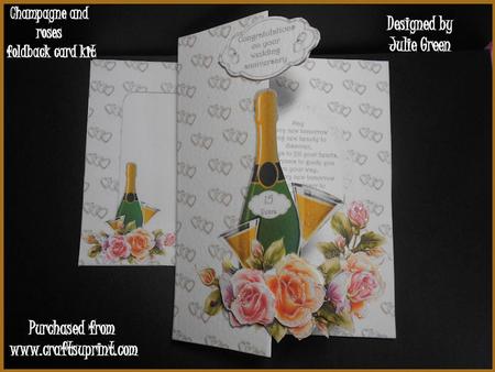 Champagne and Roses Wedding/anniversary Kit