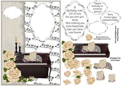 Piano and Roses